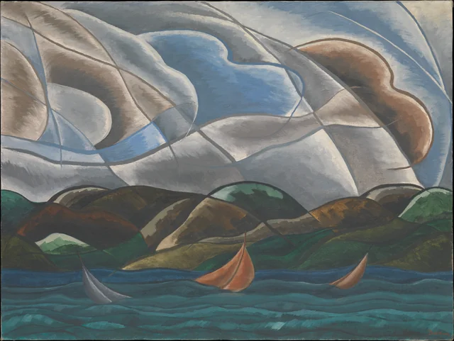 Nuvens e água, Arthur Dove