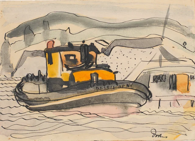 Estudio para «La Bessie de Nueva York», Arthur Dove