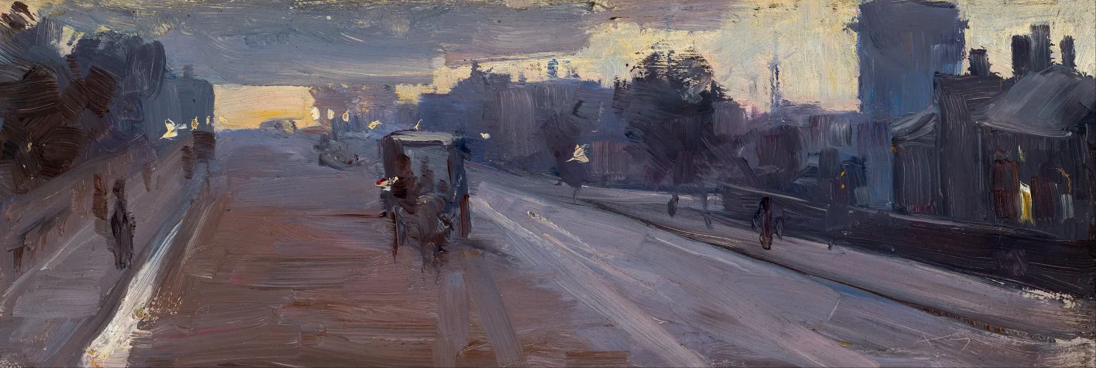 Hoddle Street, 22 horas, Arthur Streeton