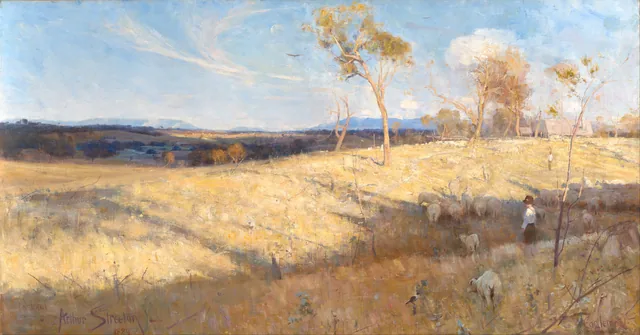Verão dourado, Eaglemont, Arthur Streeton