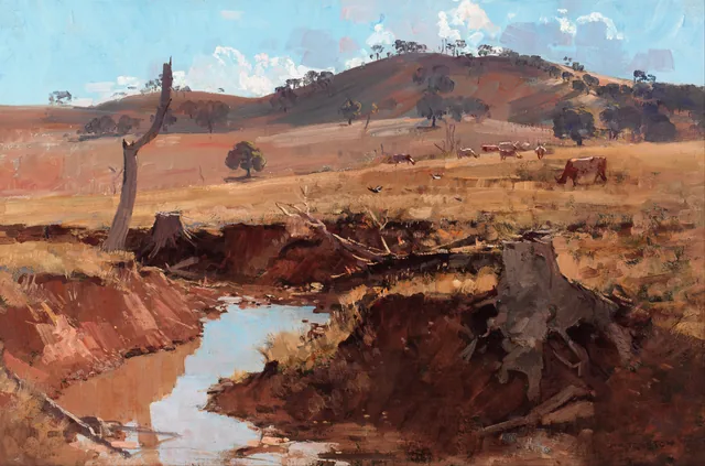O riacho, Arthur Streeton