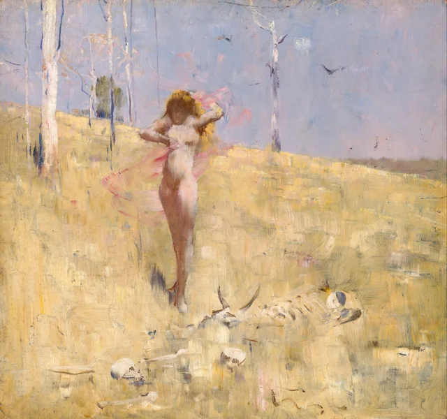 El espíritu de la sequía, Arthur Streeton