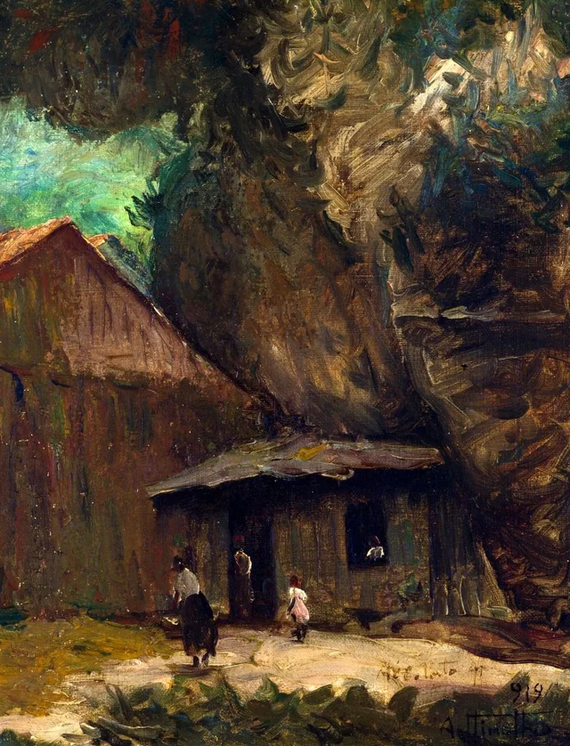Untitled (Hut under Trees), Artur Timóteo da Costa