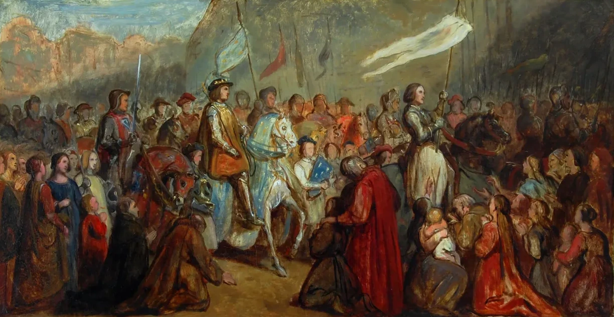 The Entry of Joan of Arc and Charles VII into Reims, Ary Scheffer