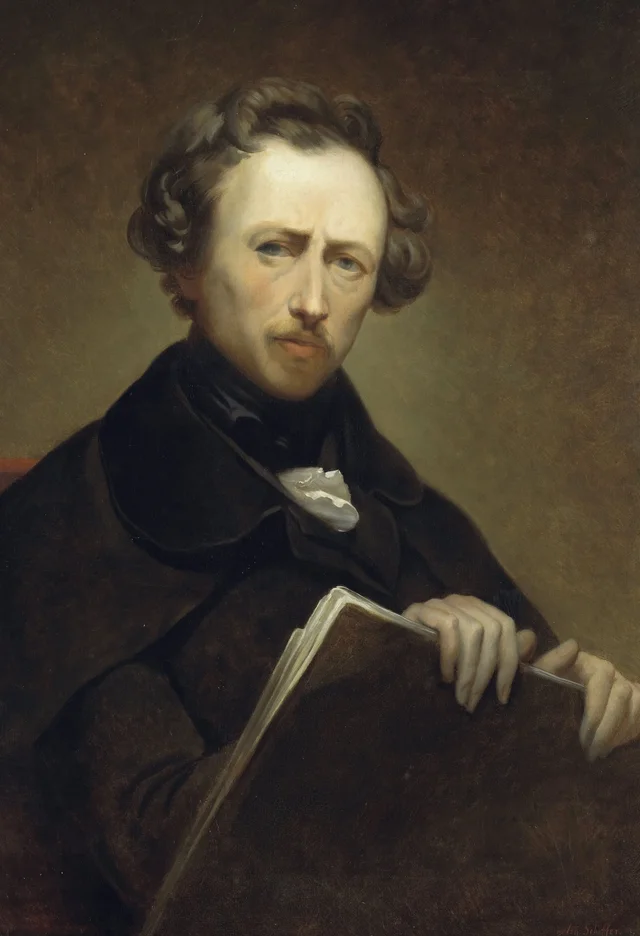 Self-Portrait at the Age of Forty-Three, Ary Scheffer