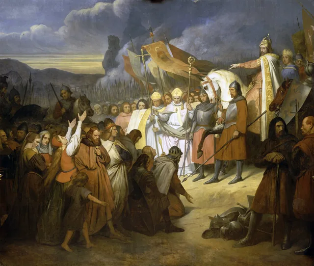 Charlemagne Receives the Submission of Widukind at Paderborn, 785