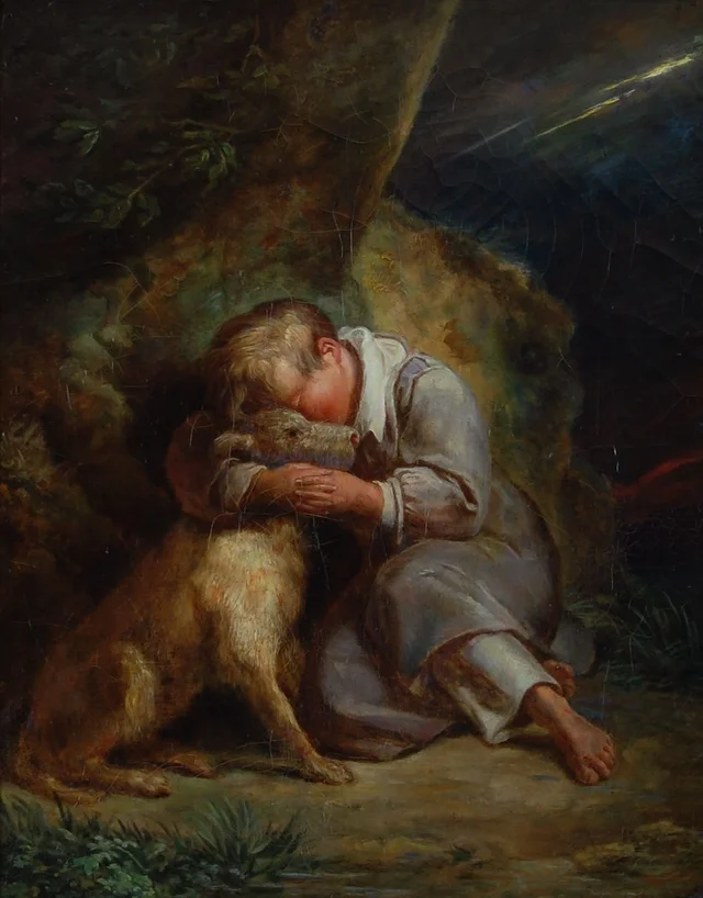 Child with Dog, Ary Scheffer