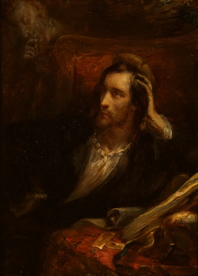 Faust in His Study (Goethe, Faust, I, 3), Ary Scheffer