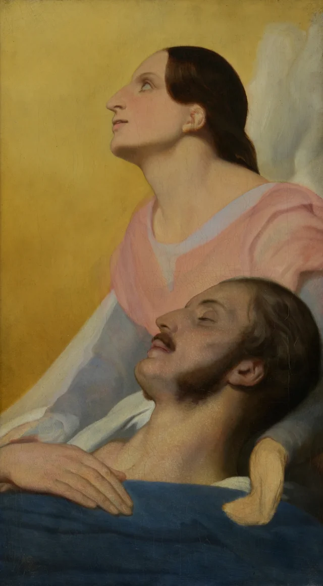 Ferdinand Philippe, Duke of Orléans, on His Deathbed, Ary Scheffer