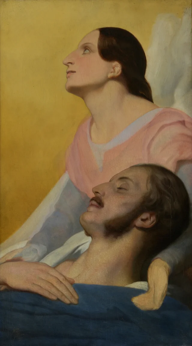 Ferdinand Philippe, Duke of Orléans, on His Deathbed, Ary Scheffer