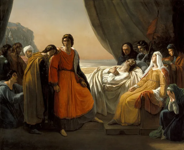 The Death of Saint Louis, Ary Scheffer