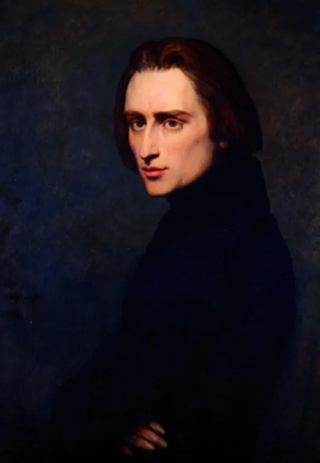 Portrait of Franz Liszt, Ary Scheffer
