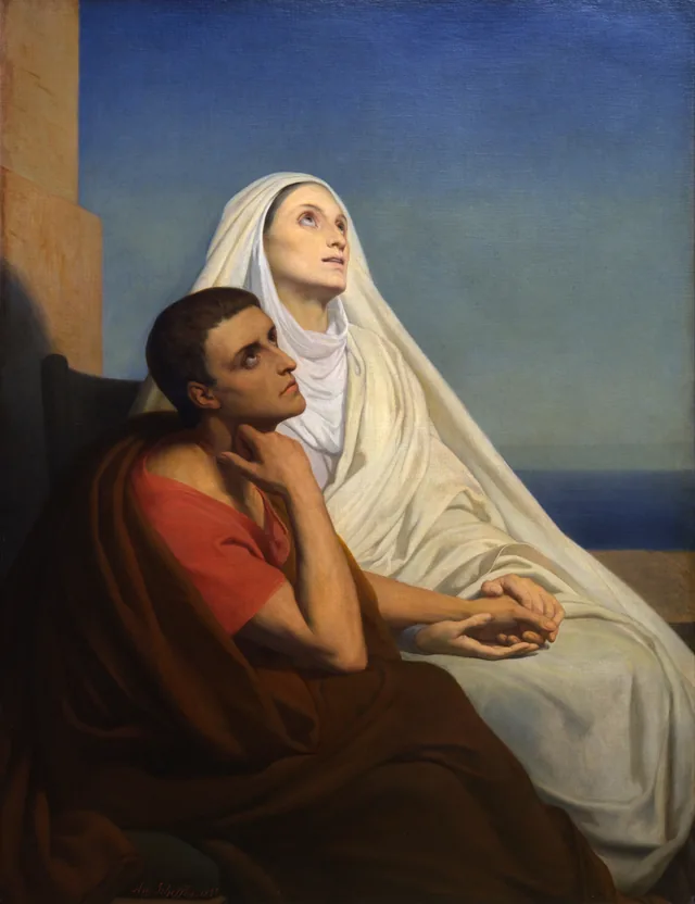 Saint Augustine and His Mother, Saint Monica, Ary Scheffer