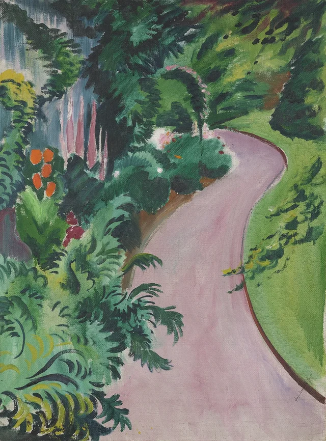 Allée de jardin, August Macke