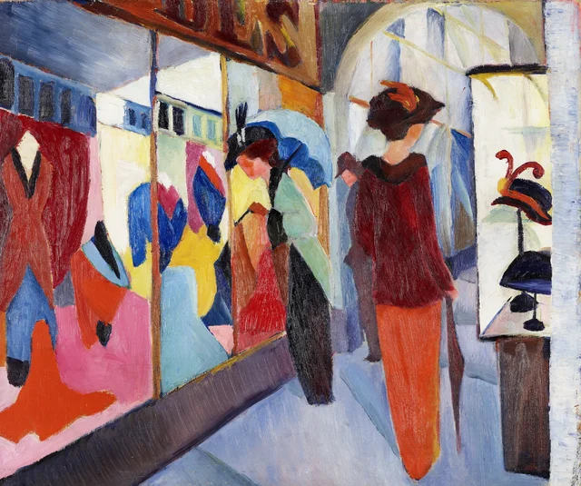 Fashion Shop, August Macke