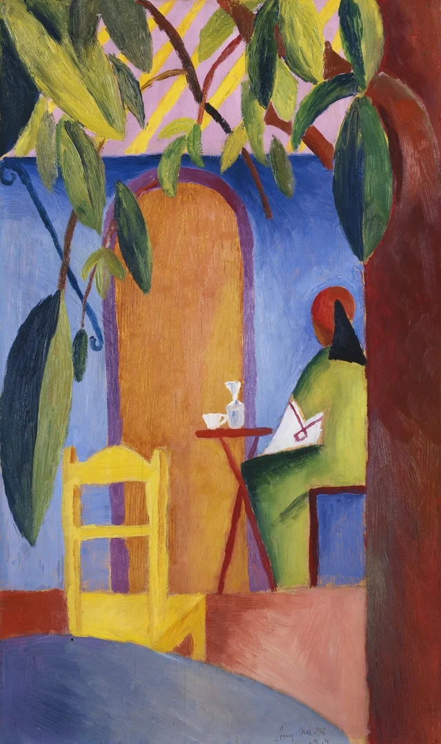 Café turco, August Macke