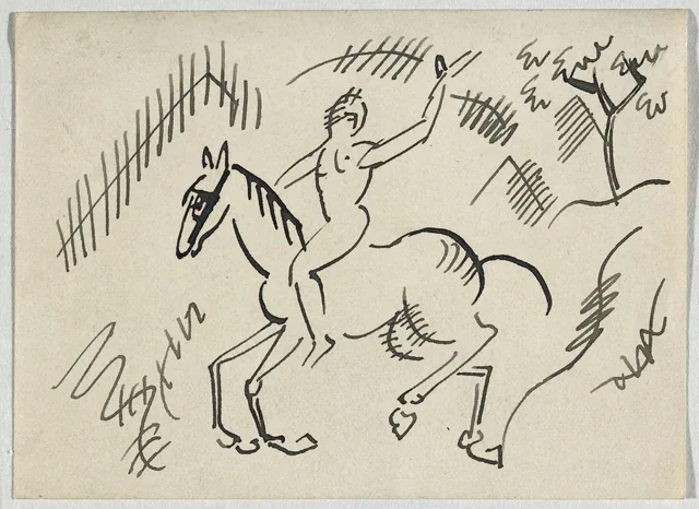 Nude Rider, August Macke