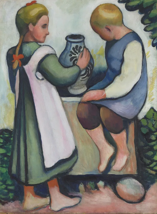 Crianças junto à fonte II