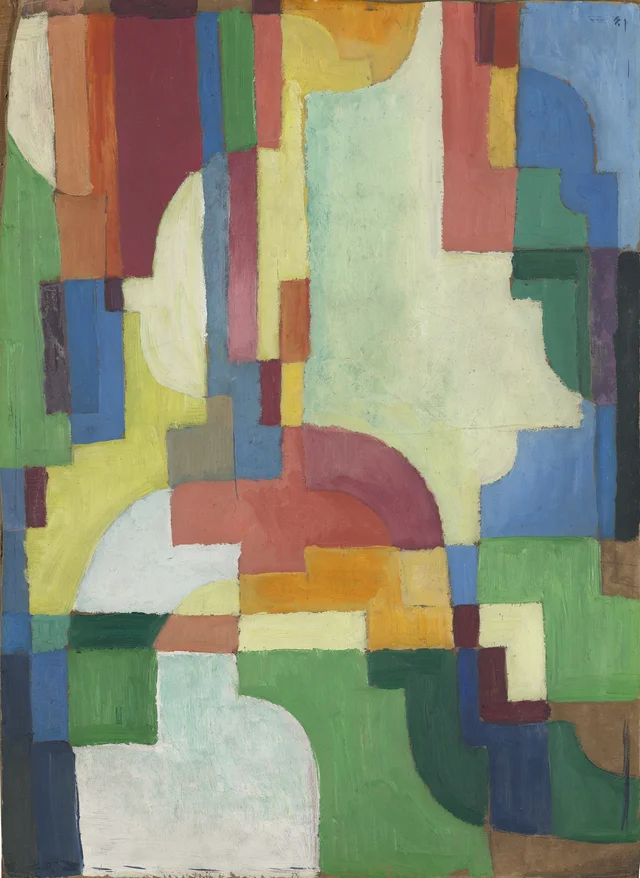 Formes colorées I, August Macke