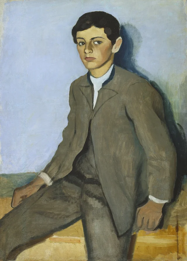 Joven campesino de Tegernsee, August Macke