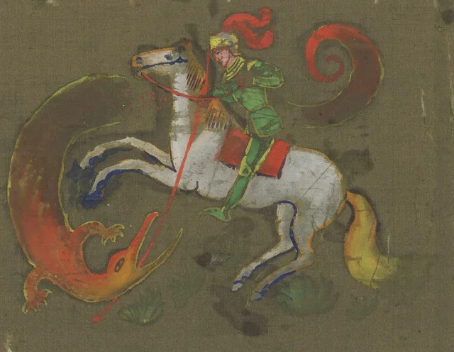 Le chevalier Georges et le dragon, August Macke