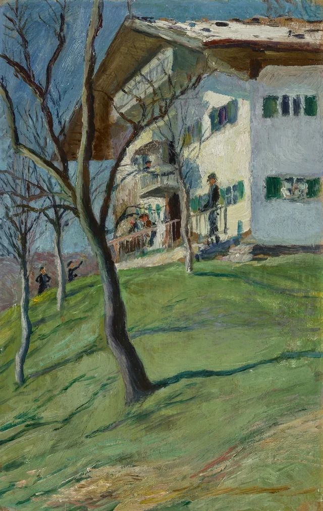 Nuestra casita en Tegernsee, August Macke