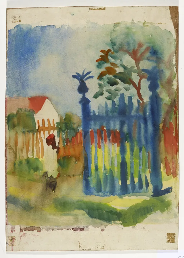 Garden Gate, August Macke