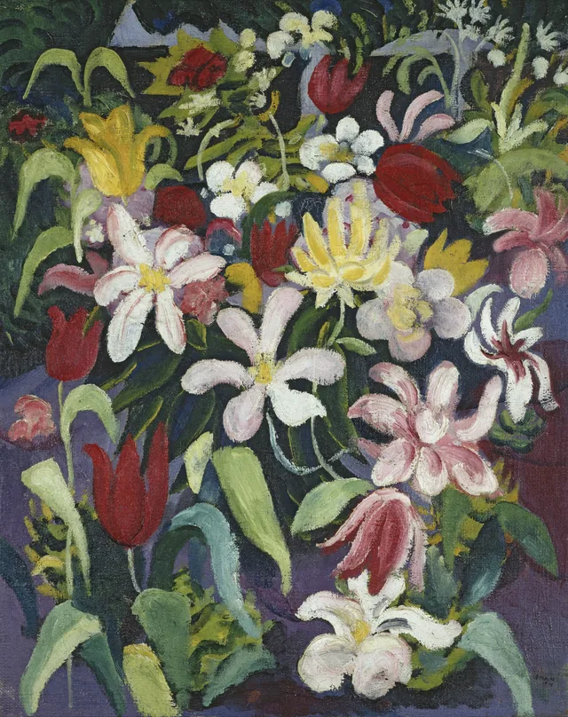 Carpet of Flowers, August Macke