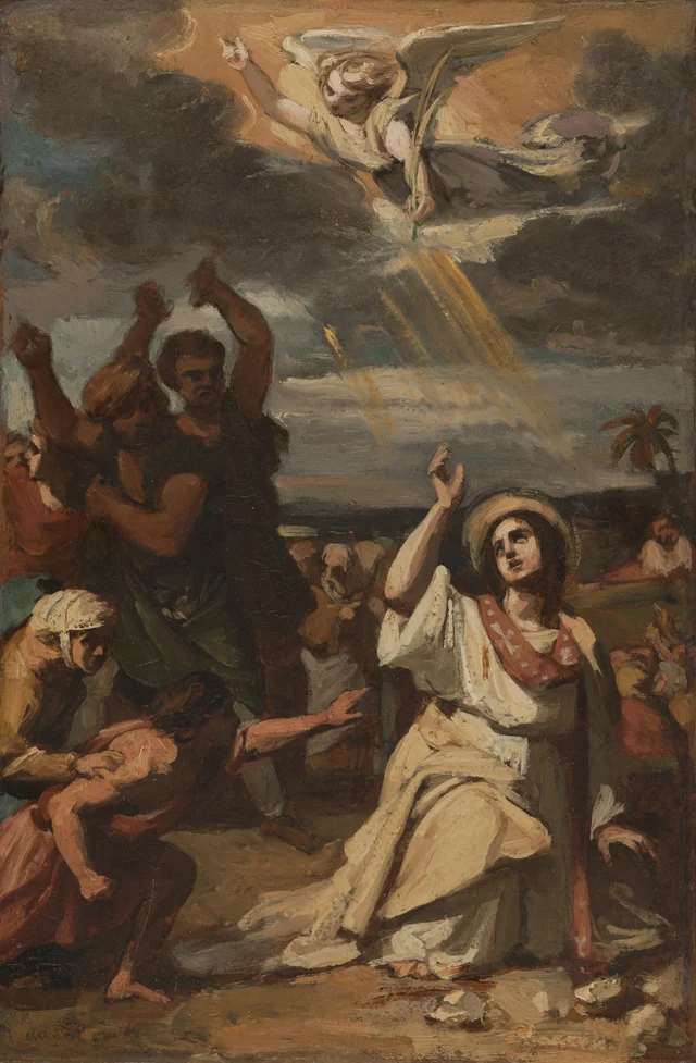 Sketch for the Church of Notre-Dame-de-Lorette: The Martyrdom of Saint Stephen, Auguste Couder