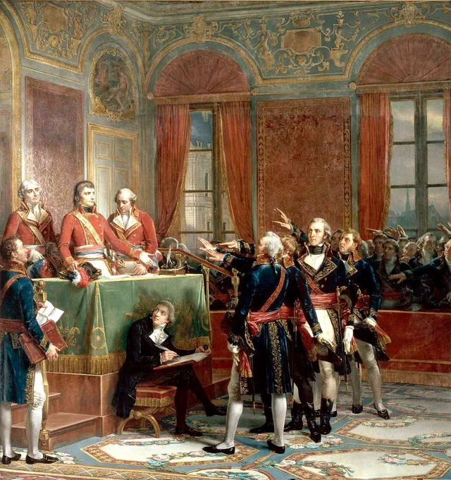 Installation of the Council of State at the Petit-Luxembourg Palace, 25 December 1799, Auguste Couder