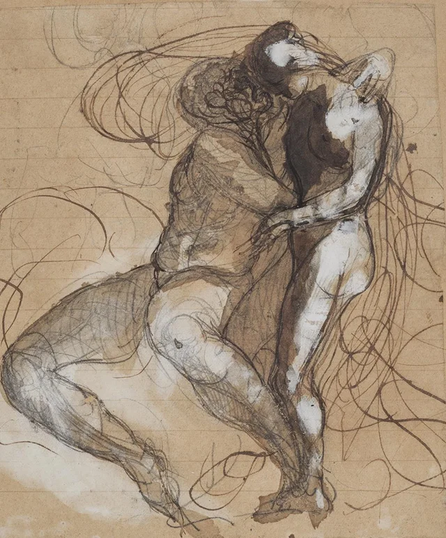 Two Lovers, Auguste Rodin