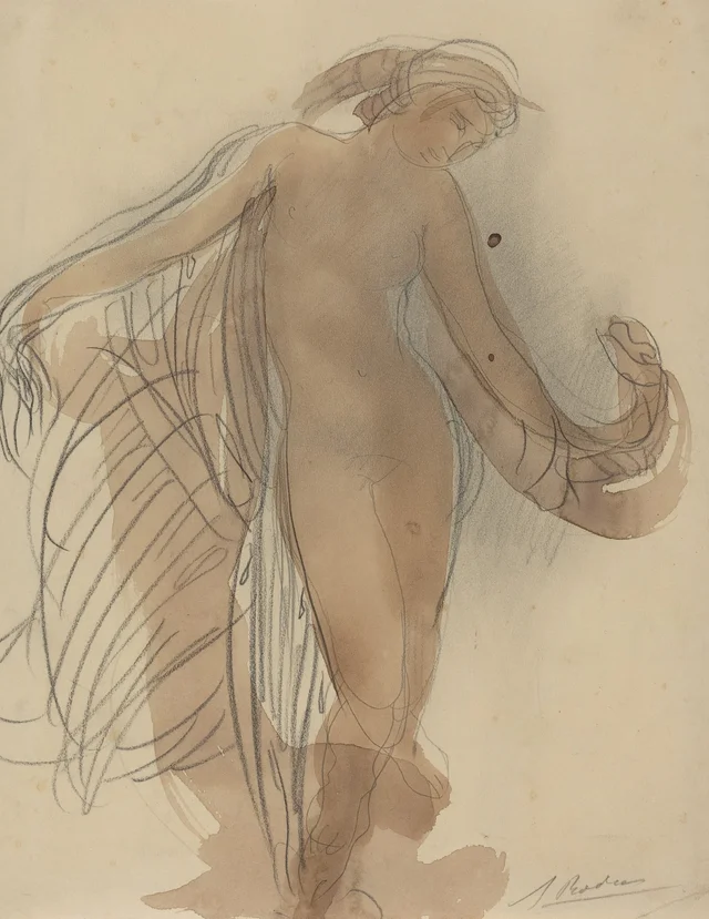 Figure Facing Forward
