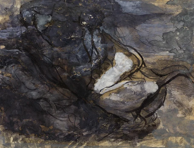 The Witches' Sabbath (recto); Sketches of Centaurs (verso), Auguste Rodin