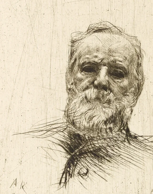 Victor Hugo, Front View (Studies of Victor Hugo's Head), Auguste Rodin