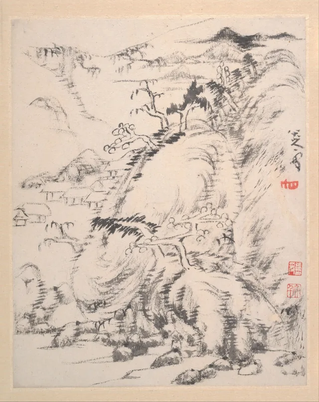 Album de paysages (1/12), Bada Shanren