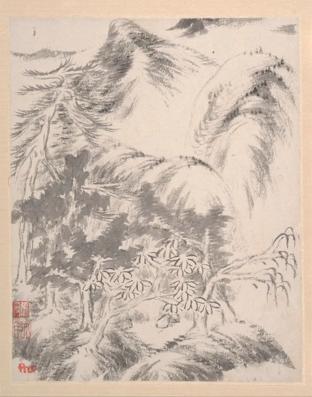 Album de paysages (4/12), Bada Shanren