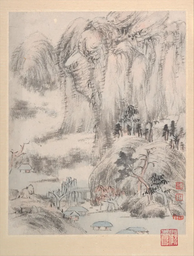 Album de paysages (6/12), Bada Shanren