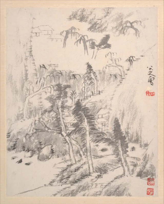 Album de paysages (7/12), Bada Shanren
