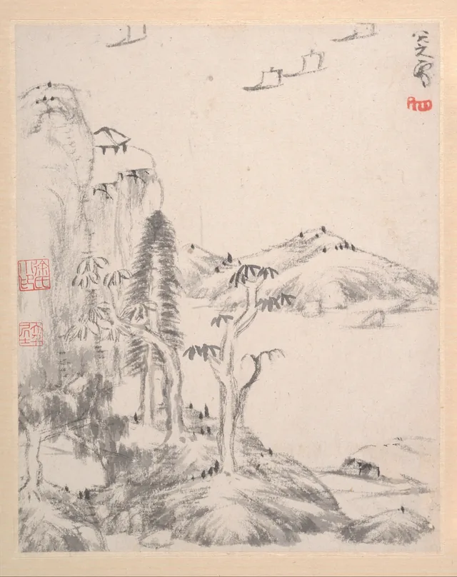 Album de paysages (8/12), Bada Shanren
