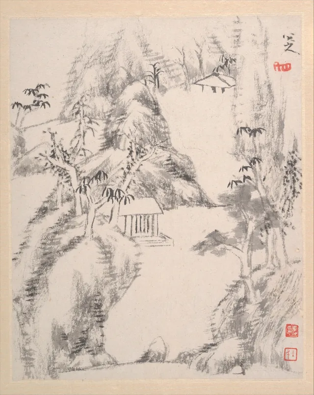 Album de paysages (9/12), Bada Shanren
