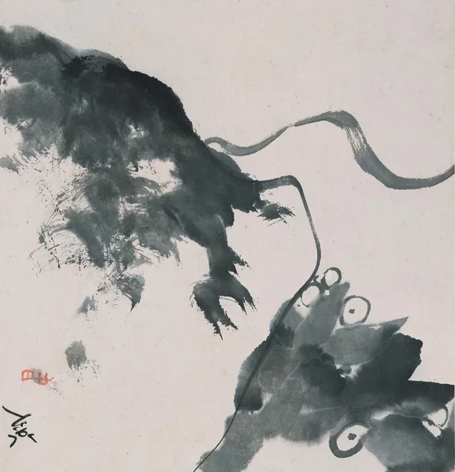 Álbum de pinturas y caligrafías (12/16), Bada Shanren