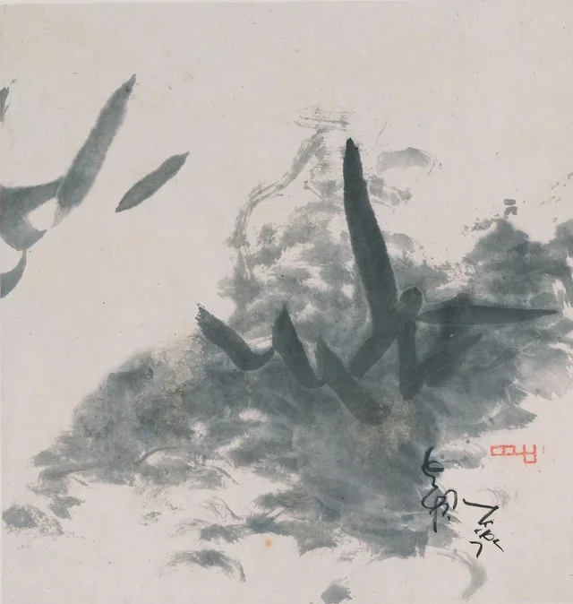 Álbum de pinturas y caligrafías (13/16), Bada Shanren