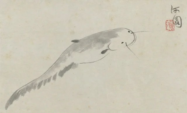 Esquisses d'après nature : poisson-chat, Bada Shanren
