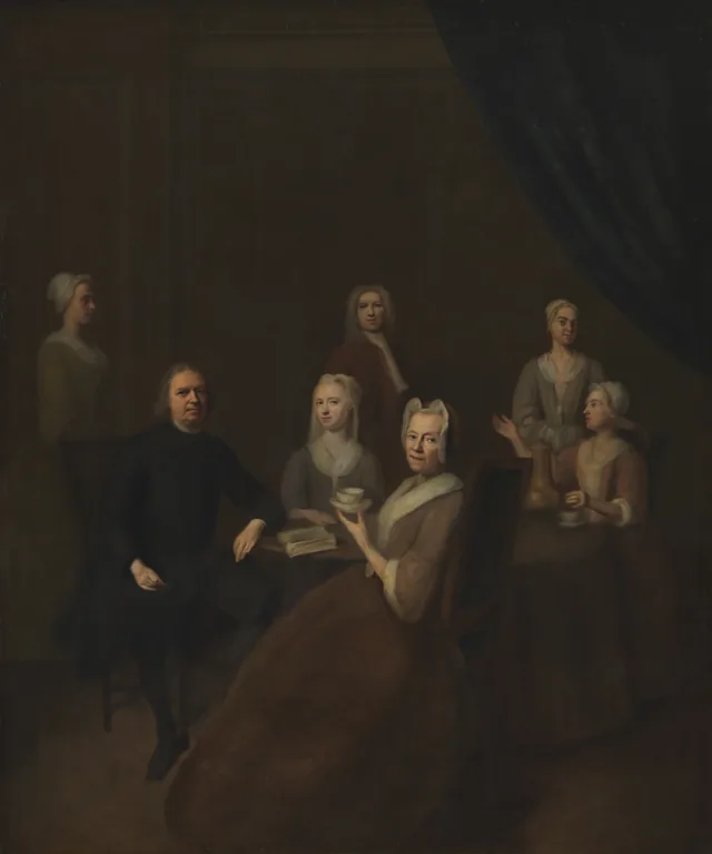 Les Beaux-parents de l'artiste et quelques-uns de leurs enfants