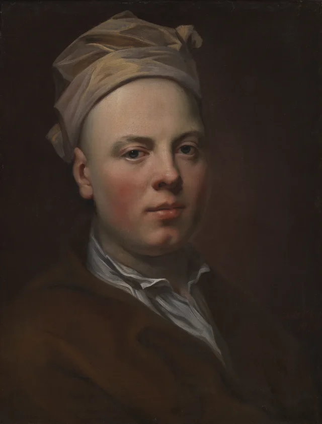 Portrait of a Young Man Wearing a White Cap, Balthasar Denner