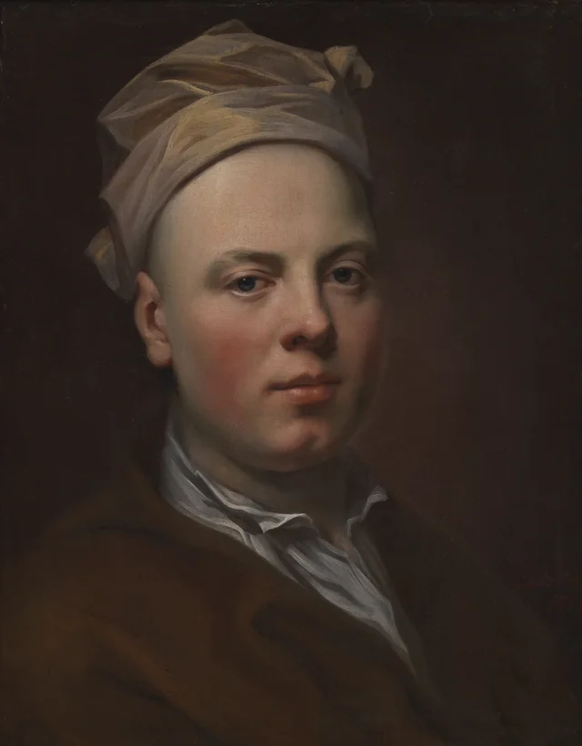 Retrato de un joven con gorro blanco, Balthasar Denner