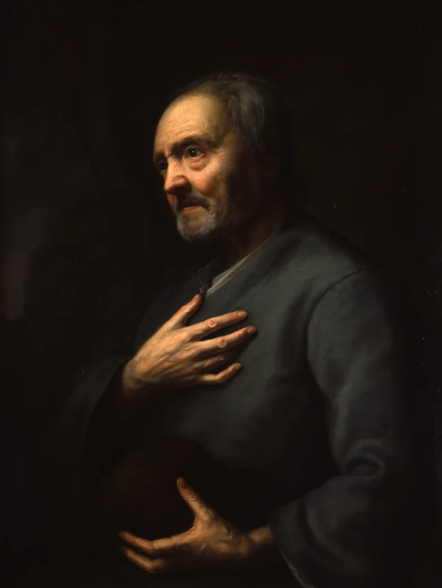 Retrato de un anciano, Balthasar Denner