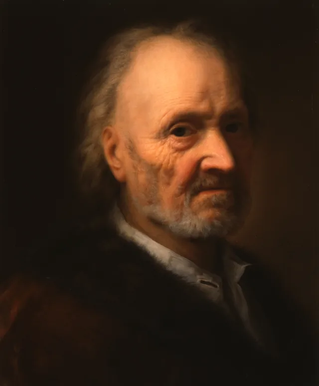Portrait of an Old Man in a Fur-Lined Coat, Balthasar Denner