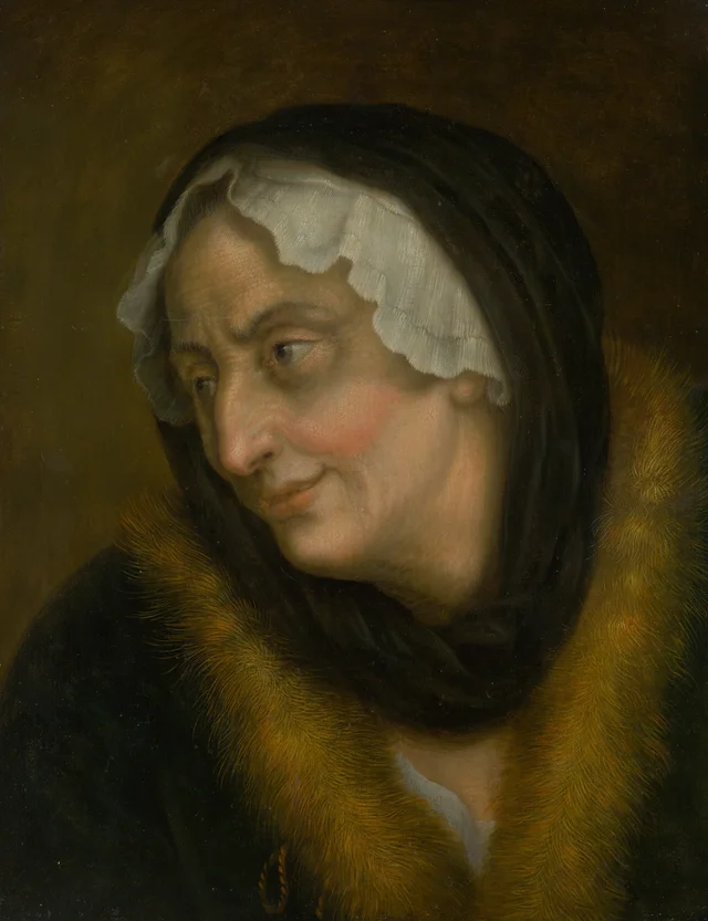 Cabeza de anciana, Balthasar Denner