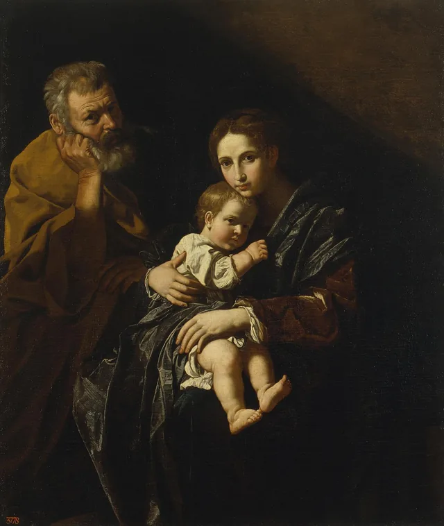 Holy Family, Bartolomeo Cavarozzi